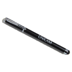 Black pen Unicam with stylus pen