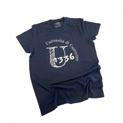 T-shirt blu Unicam uomo